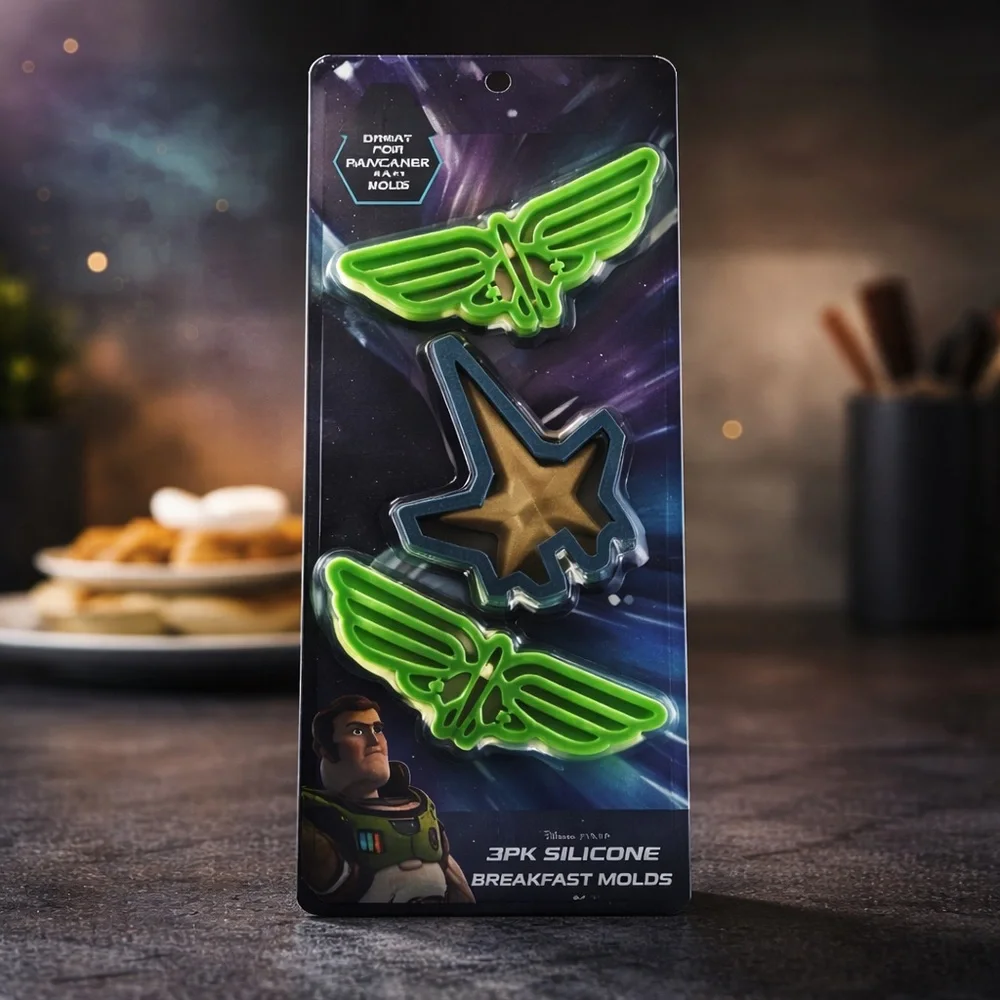 Disney Pixar Lightyear 3 Pack Silicone Breakfast Molds